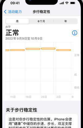 颍泉iPhone手机维修如何在iPhone开启'步行稳定性通知'