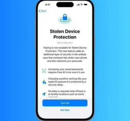 颍泉苹果授权维修店分享被盗设备保护功能开启方法 